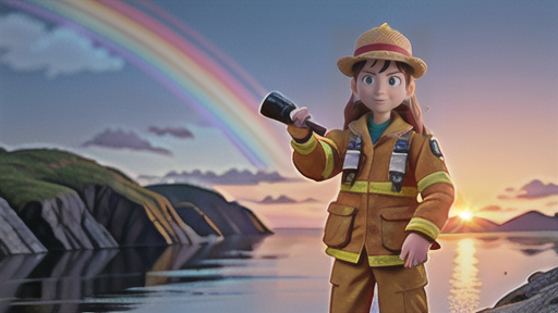 虹から読み取る防災情報