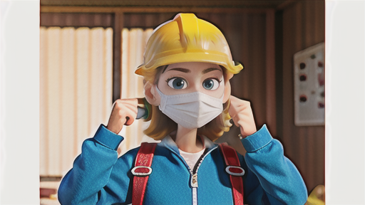 新型インフルエンザ対策としての不織布マスク