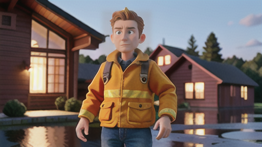 応急仮設住宅での生活